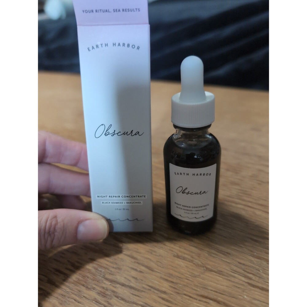 Earth Harbor Obscura Night Repair Concentrate 1 Oz 30ml NEW IN BOX Full Size